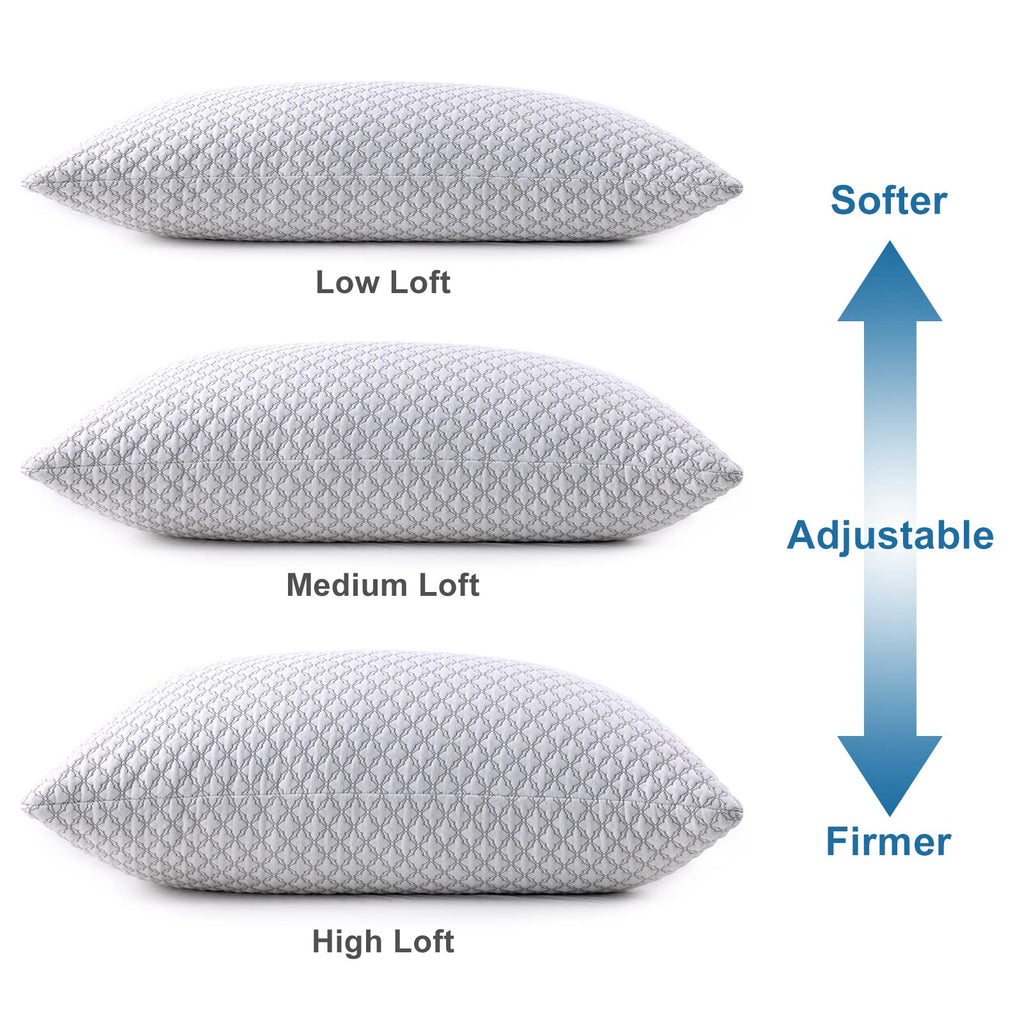 Fully adjustable pillow for pain-free and comfortable sleep