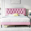 Molblly - Tavia Bed Frame Pink